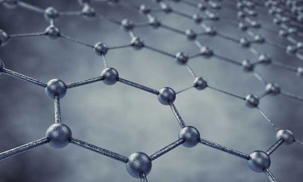 Graphene molecular structure graphic to make environmentally friendly concrete