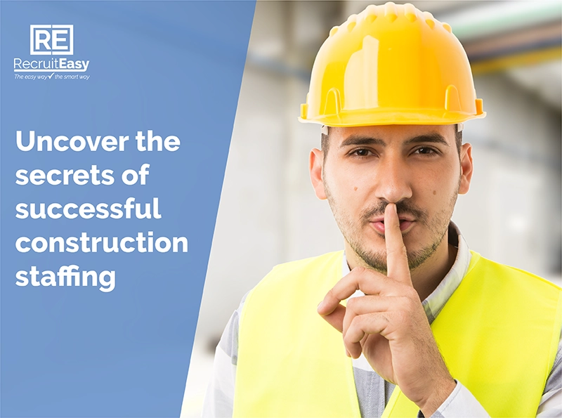 Construction Manager holding his finger to his mouth 