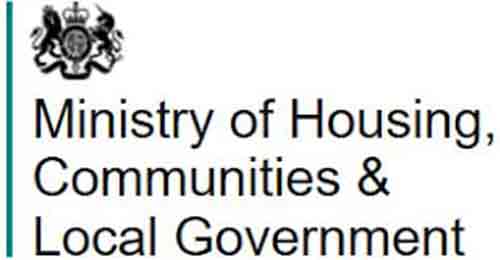 Ministry of Housing, Communities & Local Government Emblem and text