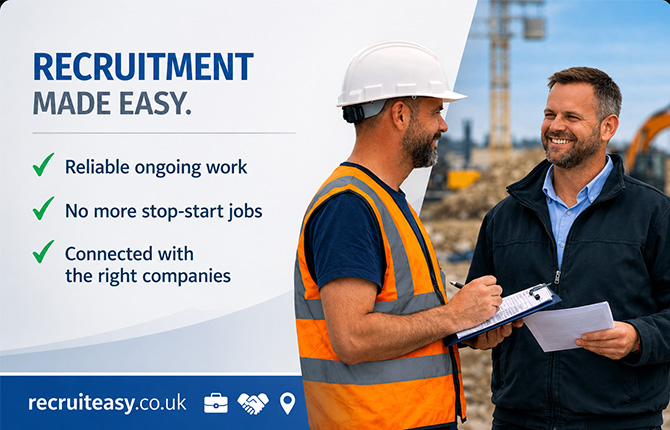 RecruitEasy Helps Workers Find Better Construction Jobs