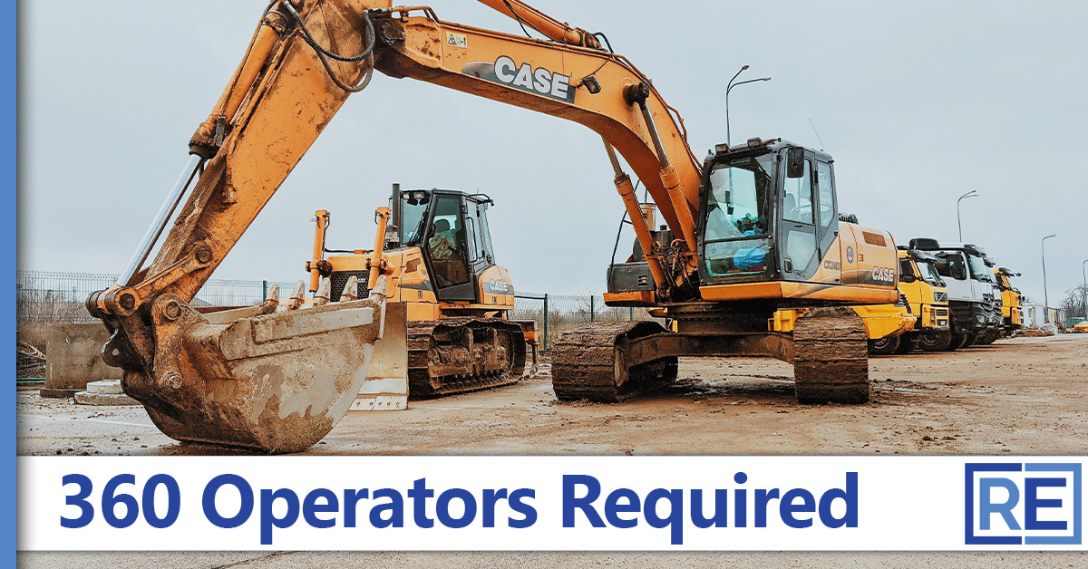 RecruitEasy 360 Excavator Operators Required image