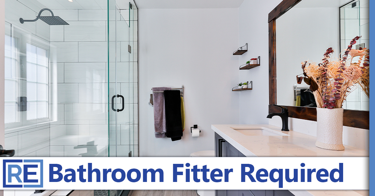 RecruitEasy Bathroom Fitters Required image