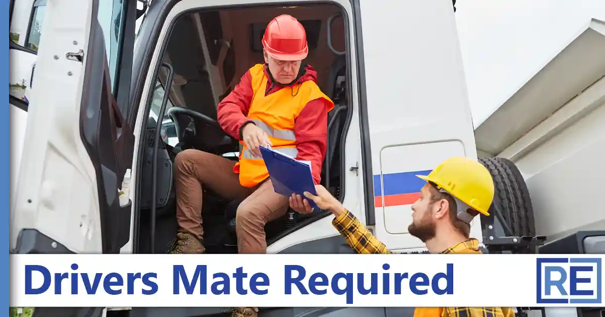 RecruitEasy Drivers Mates Required image