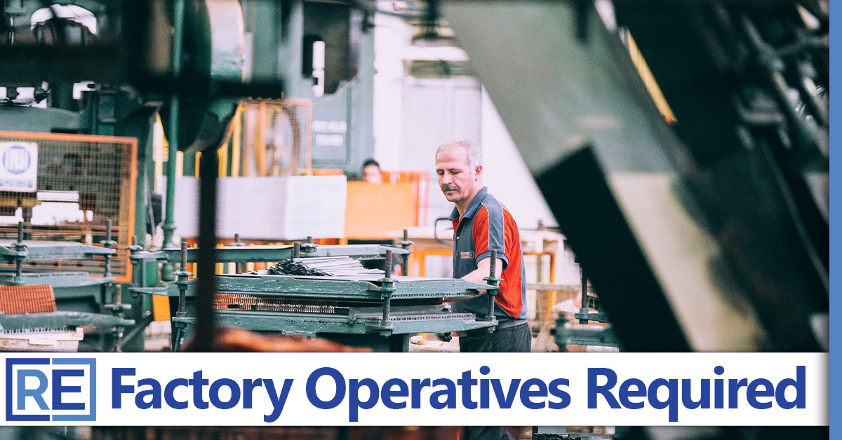 RecruitEasy Factory Operatives Required image