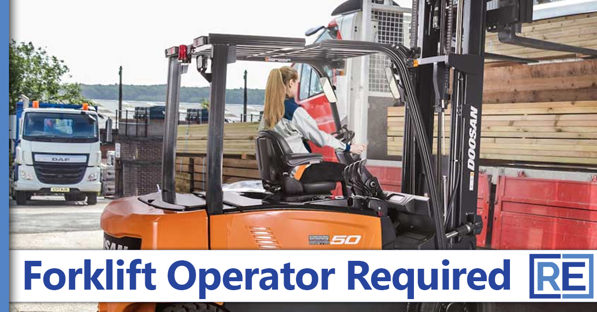 RecruitEasy Forklifts Required image