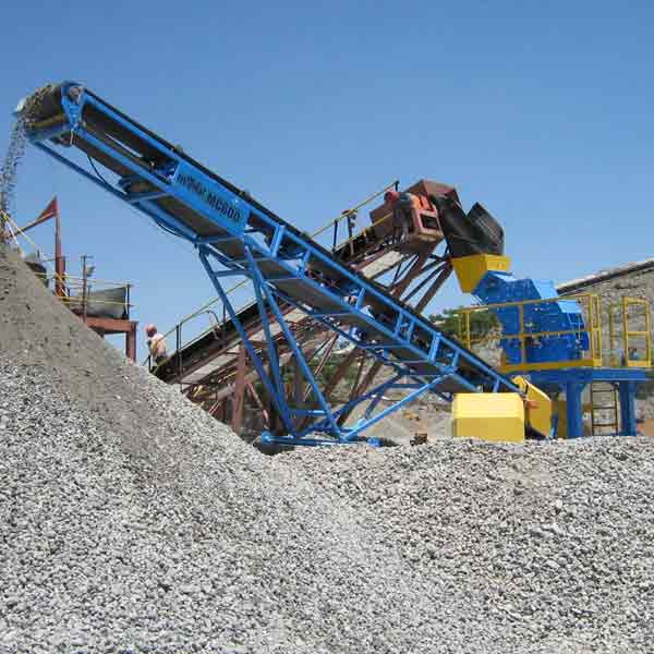 A square image showing a Crusher at work